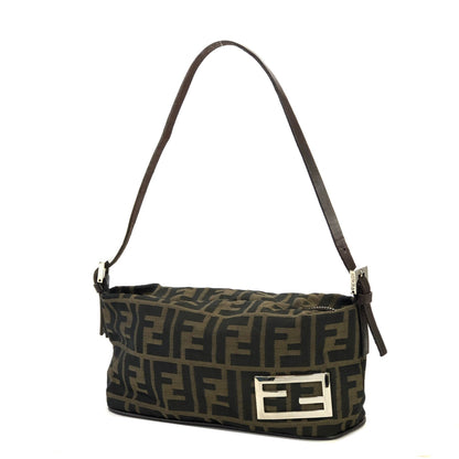 FENDI Zucca Jacquard Mini Handbag Hobobag Brown Old Vintage azzkah