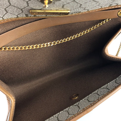 Christian Dior CD Leather PVC Chain Mini bag Shoulder bag Beige Vintage Old cmzcvr