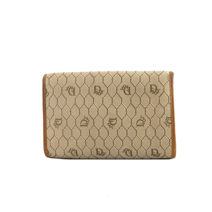 Christian Dior CD Leather PVC Chain Mini bag Shoulder bag Beige Vintage Old cmzcvr