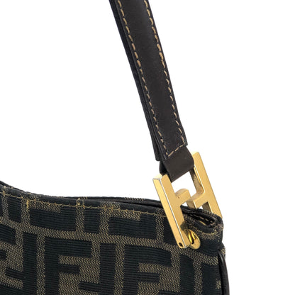 FENDI Zucca Jacquard Totebag Hobobag Brown Old Vintage wieds3