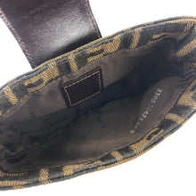 Load image into Gallery viewer, FENDI Zucca Croissant Micro Jacquard Handbag Brown Vintage Old h6grtp
