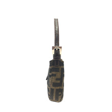 Load image into Gallery viewer, FENDI Zucca Croissant Micro Jacquard Handbag Brown Vintage Old h6grtp
