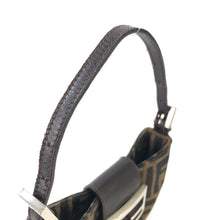 Load image into Gallery viewer, FENDI Zucca Croissant Micro Jacquard Handbag Brown Vintage Old h6grtp
