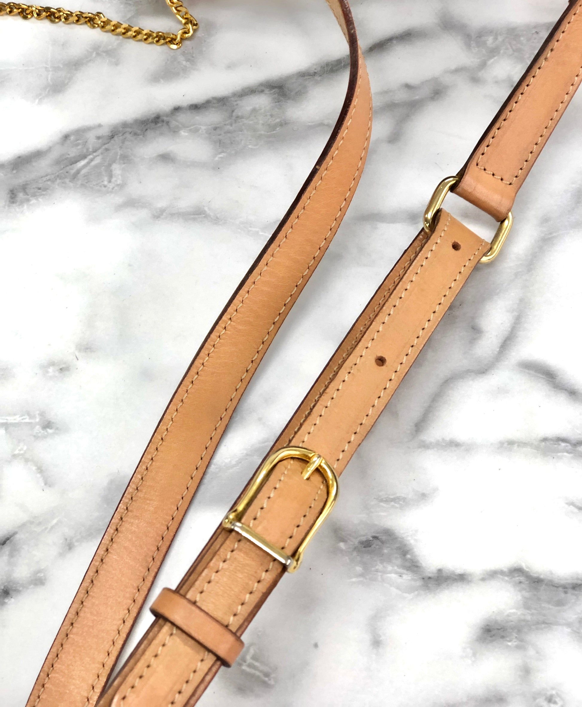 Vachetta Leather Crossbody Strap Replacement + Tassel Set