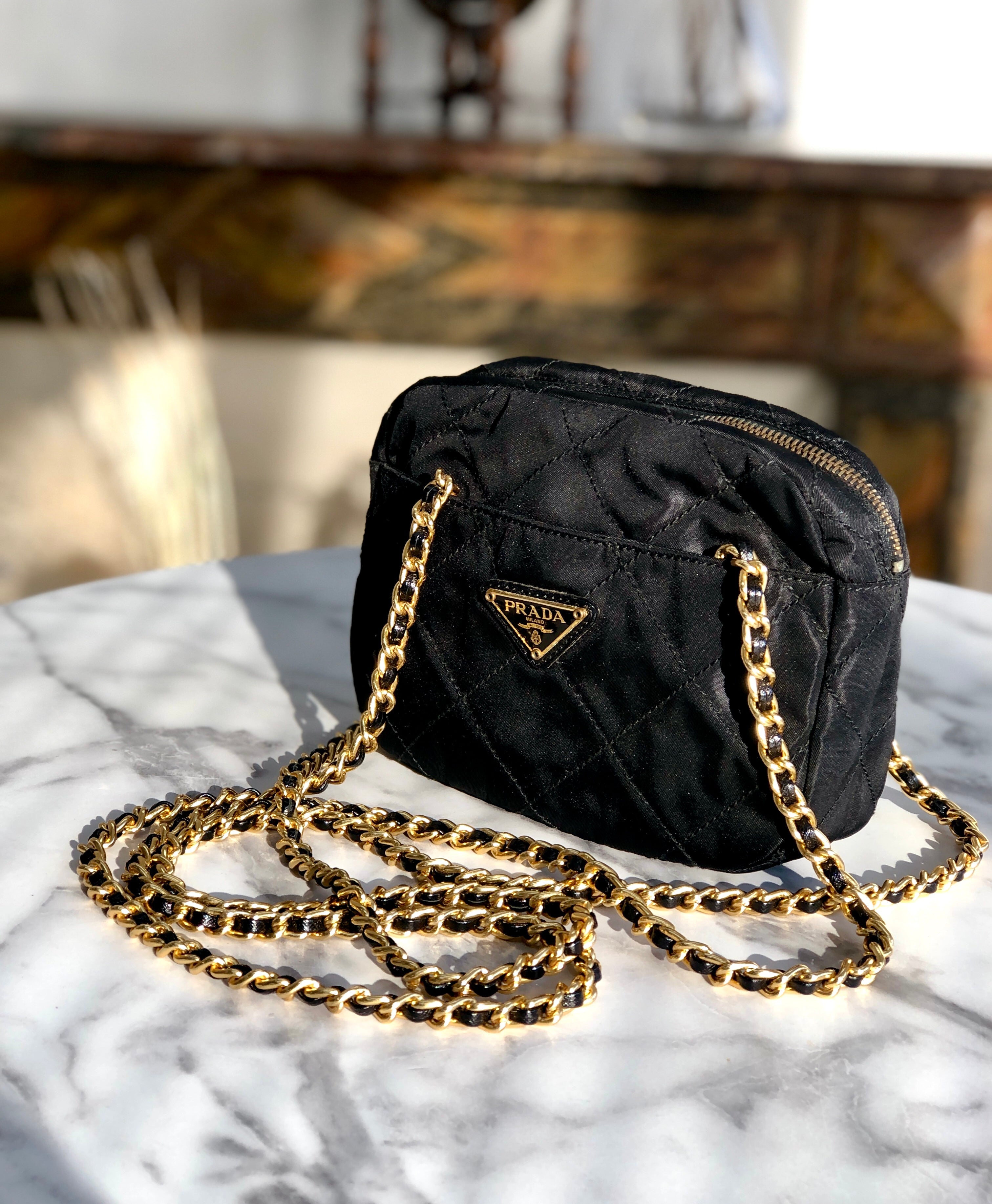 Prada shoulder chain online bag