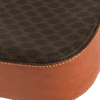 CELINE Macadam Crossbody Shoulder bag Brown Vintage Old CELINE hn4kps