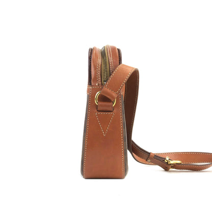 CELINE Macadam Crossbody Shoulder bag Brown Vintage Old CELINE hn4kps