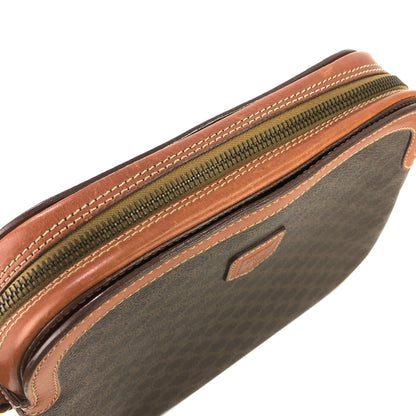 CELINE Macadam Crossbody Shoulder bag Brown Vintage Old CELINE hn4kps