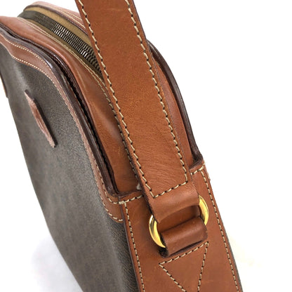 CELINE Macadam Crossbody Shoulder bag Brown Vintage Old CELINE hn4kps