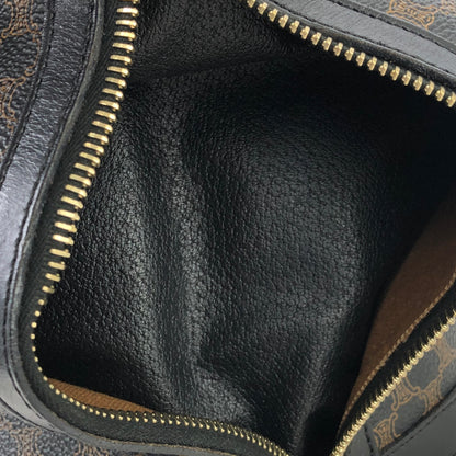 CELINE Macadam Drawstring shoulder bag Black Vintage Old CELINE 3e3bei