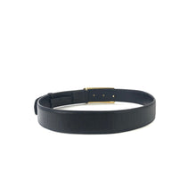 Load image into Gallery viewer, CELINE Horse carriage Leather Belt Black Vintage Old Celine rkdugh
