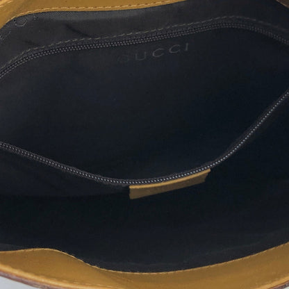 GUCCI GG canvas Horsebit Shoulder bag Hobo bag Camel Vintage Old efrmfy