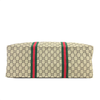 GUCCI GG plus Sherryline Big Tote bag Travel bag Beige Vintage Old Gucci 6ksz2a