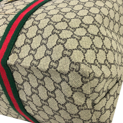 GUCCI GG plus Sherryline Big Tote bag Travel bag Beige Vintage Old Gucci 6ksz2a