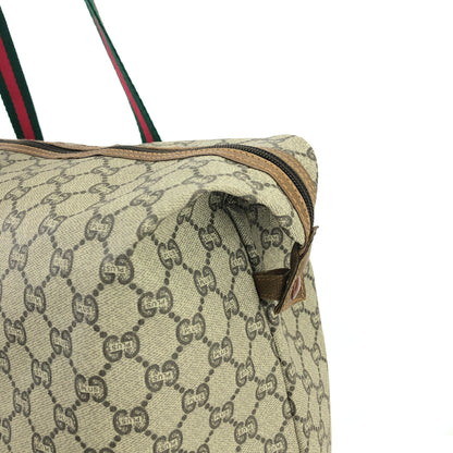 GUCCI GG plus Sherryline Big Tote bag Travel bag Beige Vintage Old Gucci 6ksz2a