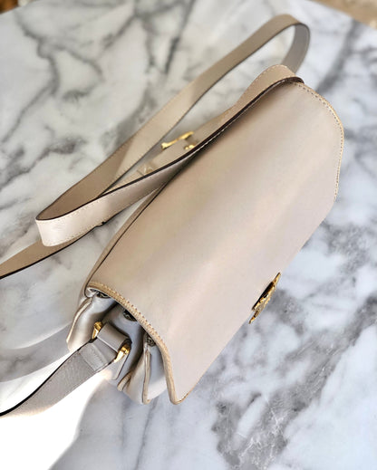 CELINE Triomphe Crossbody Shoulderbag Ivory Old Celine Vintage cf6rxb