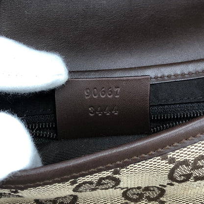 GUCCI Jackie GG canvas Handbag Hobobag Beige Vintage Old Gucci wnaaty