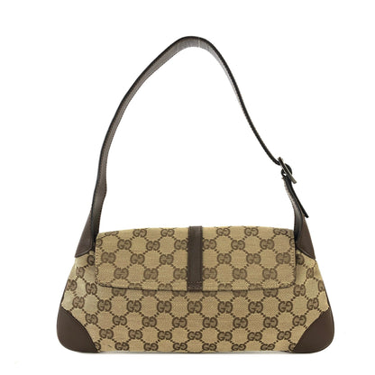 GUCCI Jackie GG canvas Handbag Hobobag Beige Vintage Old Gucci wnaaty