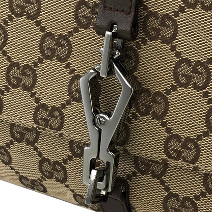 GUCCI Jackie GG canvas Handbag Hobobag Beige Vintage Old Gucci wnaaty