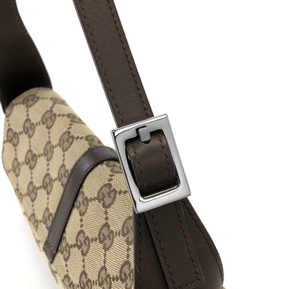 GUCCI Jackie GG canvas Handbag Hobobag Beige Vintage Old Gucci wnaaty