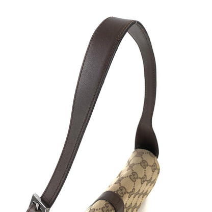 GUCCI Jackie GG canvas Handbag Hobobag Beige Vintage Old Gucci wnaaty