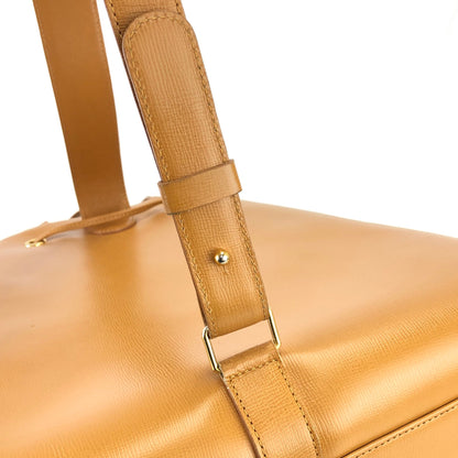 Christian Dior CD logo Drawstring 2Way Handbag Slingbag Camel Vintage Old 5wrcc6