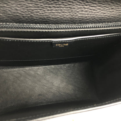 CELINE Mantel Chain Gancini 手提包 黑色 復古 舊款 Celine vtz7d4
