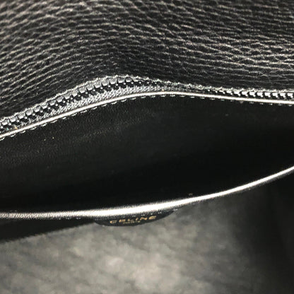CELINE Mantel Chain Gancini 手提包 黑色 復古 舊款 Celine vtz7d4