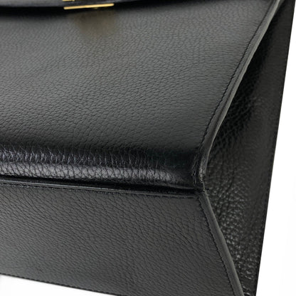 CELINE Mantel Chain Gancini 手提包 黑色 復古 舊款 Celine vtz7d4