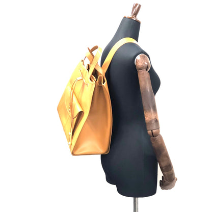 Christian Dior CD logo Drawstring 2Way Handbag Slingbag Camel Vintage Old 5wrcc6