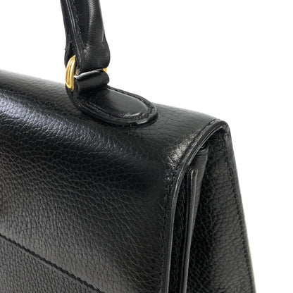 CELINE Mantel Chain Gancini 手提包 黑色 復古 舊款 Celine vtz7d4