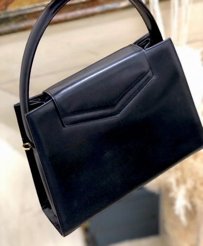 CELINE Mantel 鏈條 Gancini 手提包 黑色 復古舊款 Celine 52xyu2