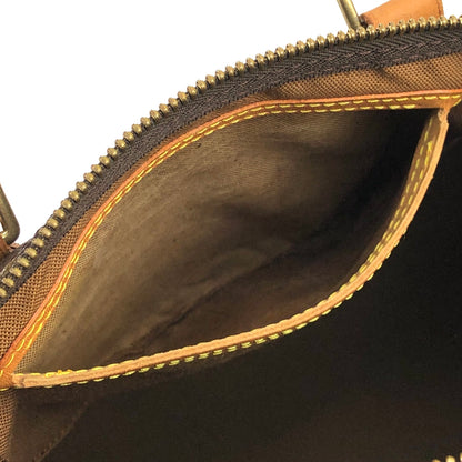 LOUIS VUITTON Monogram Cadena Mini Boston Speedy 30 M41526 Handbag Brown Vintage Old ykv3i7