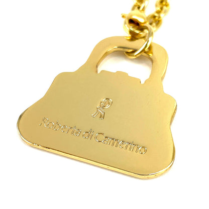 Roberta di Camerino Bagonghi Motif Key chain Gold Vintage Old fvhwfz