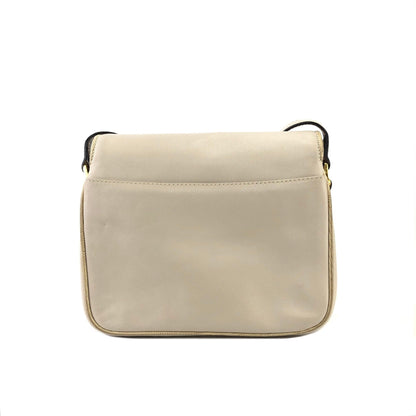 CELINE Triomphe Crossbody Shoulderbag Ivory Old Celine Vintage cf6rxb