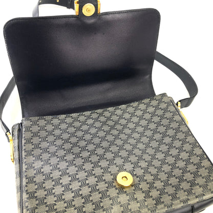 CELINE Macadam Triomphe Blason 單肩包 海軍藍 復古老款 celine nabwvx