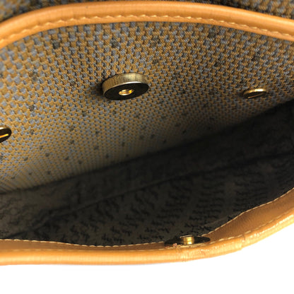 Yves Saint Laurent YSL 標誌圓肩包 橄欖棕色 復古 舊 k67ewp