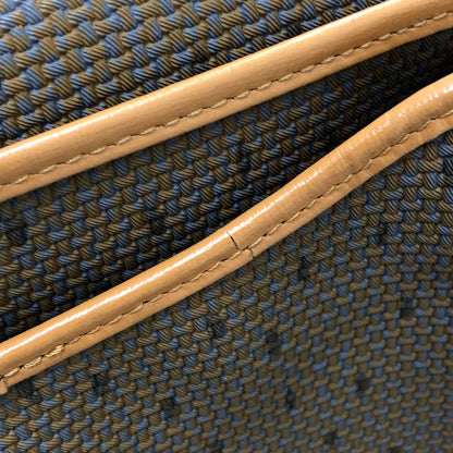 Yves Saint Laurent YSL 標誌圓肩包 橄欖棕色 復古 舊 k67ewp