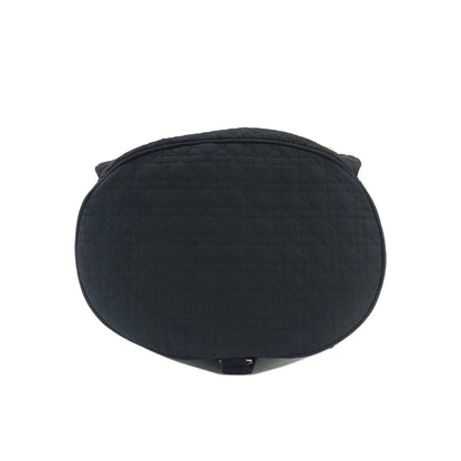 Christian Dior Cannage Drawstring Charm Nylon Sling bag  Black h73wja