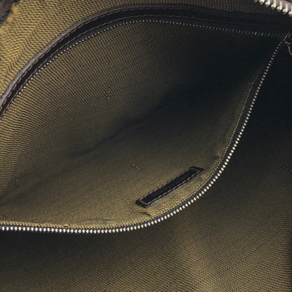 FENDI Zucca Jacquard Hobo Handbag Brown Vintage Old njzazc