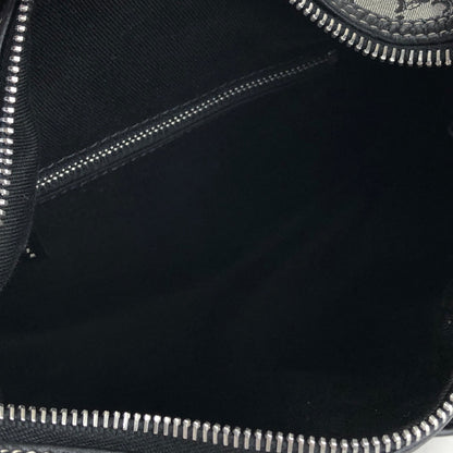 CELINE Macadam Fabric Hobobag Handbag Black Vintage Old CELINE ghyyp7