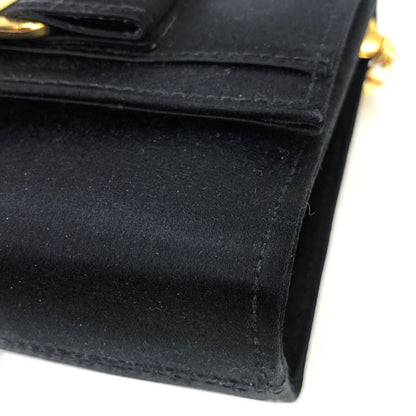 Salvatore Ferragamo Vala 鏈條小號肩背包 黑色 復古 舊款 u86jac
