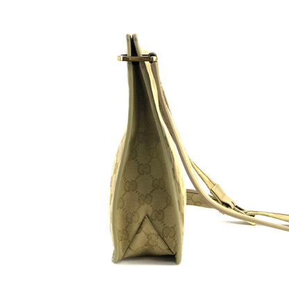 GUCCI GG canvas Logo Crossbody Shoulder bag Beige 91762 Vintage Old 7tbrjf