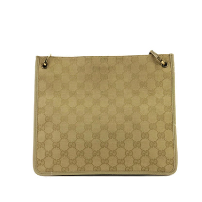 GUCCI GG canvas Logo Crossbody Shoulder bag Beige 91762 Vintage Old 7tbrjf