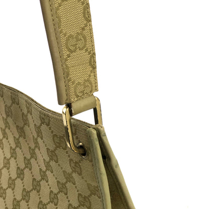 GUCCI GG canvas Logo Crossbody Shoulder bag Beige 91762 Vintage Old 7tbrjf