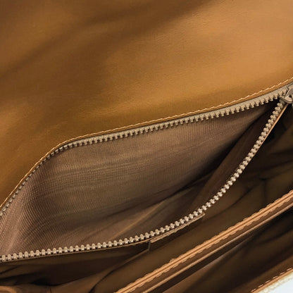 CELINE Macadam Blason Shoulder bag  White Old CELINE Vintage hd78ur