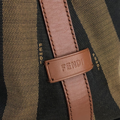 FENDI Pecan pattern Totebag Shoulder bag Brown Vintage Old 23mh2b