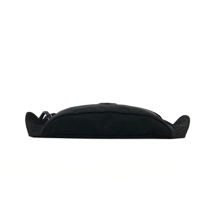Prada Logo Plate Front Pocket Nylon sling bag Waist bag Shoulder bag Black Vintage cz3wj5