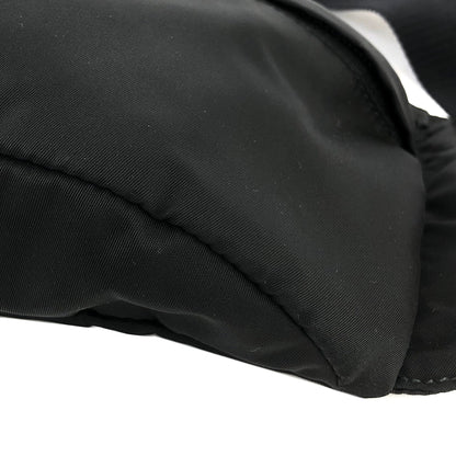 Prada Logo Plate Front Pocket Nylon sling bag Waist bag Shoulder bag Black Vintage cz3wj5