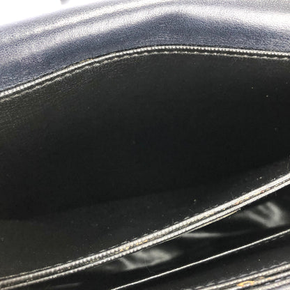 CELINE Blason 壓花皮革斜背包 海軍藍 復古舊款 celine iz3ix6